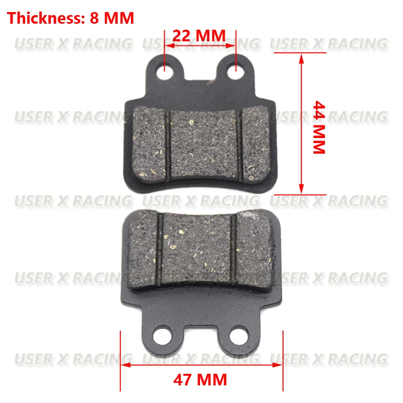 

USER-X Universal Motorcycle Disc Brake Pad Brakes Front Rear Disc Brake Pads block Shoes Dual-pump disc brakes scooter