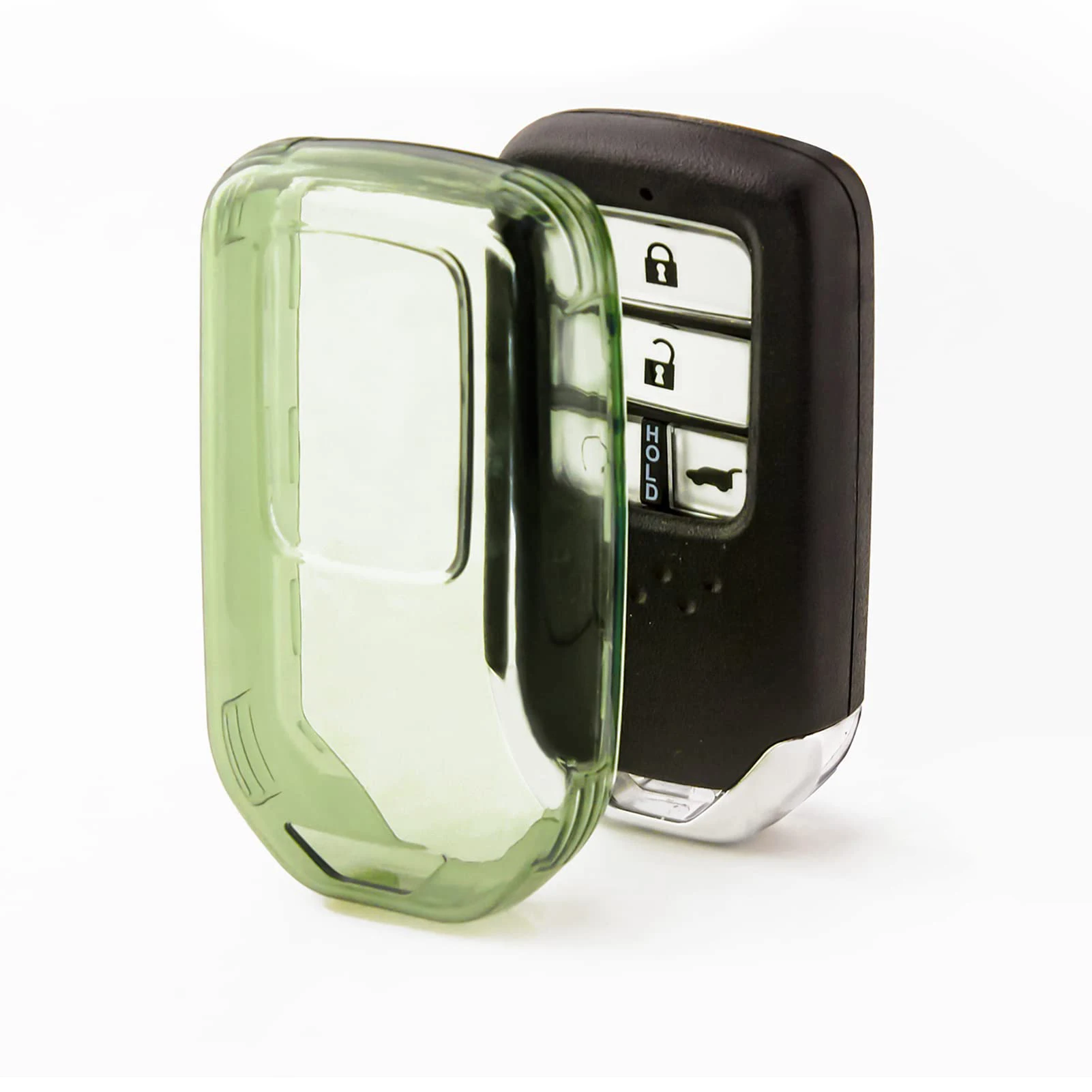 

Прозрачный защитный чехол для ключей для Honda Vezel City Civic Jazz BRV BR-V HRV Pilot Odyssey, чехол из ТПУ для автомобильного смарт-брелока с дистанционным управлением