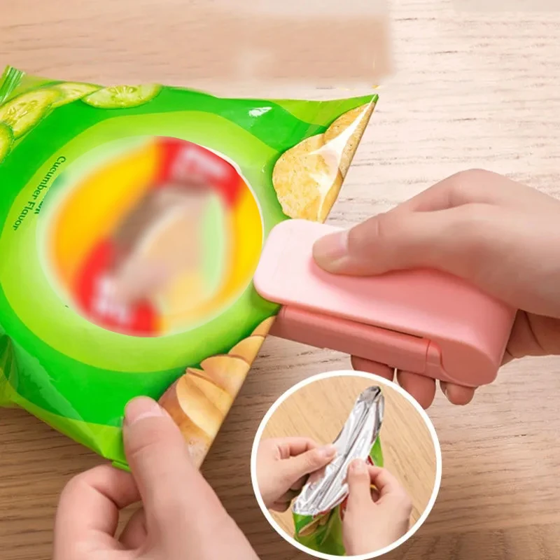 

Портативный Аппарат Для Запечатывания пищевых продуктов, ИМПУЛЬСНЫЙ ГЕРМЕТИК, зажимы для кухонных пакетов и пакетов, мини-машина для запеч...