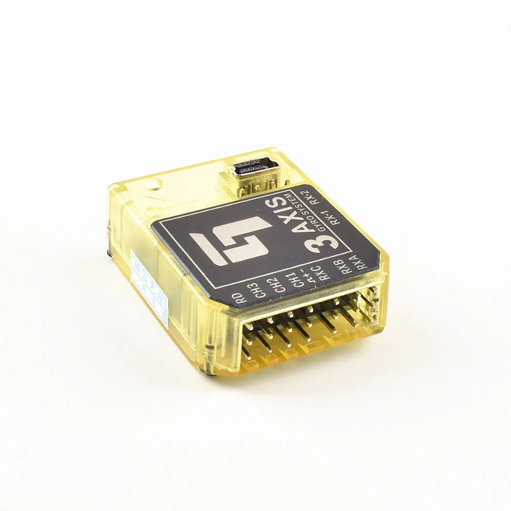 Трехосевой гироскоп Kbar Yellow K8 V2 трехосевой система без бара для Mikado Vbar Align T-игрушка