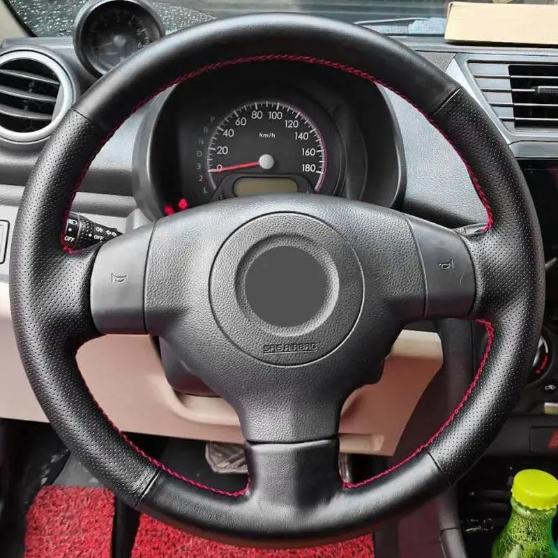 Плетение на руль автомобиля для Suzuki Swift SX4 Opel Agila (2) 2008-2013 Alto 2009-2015 Splash 2007 Кожаная