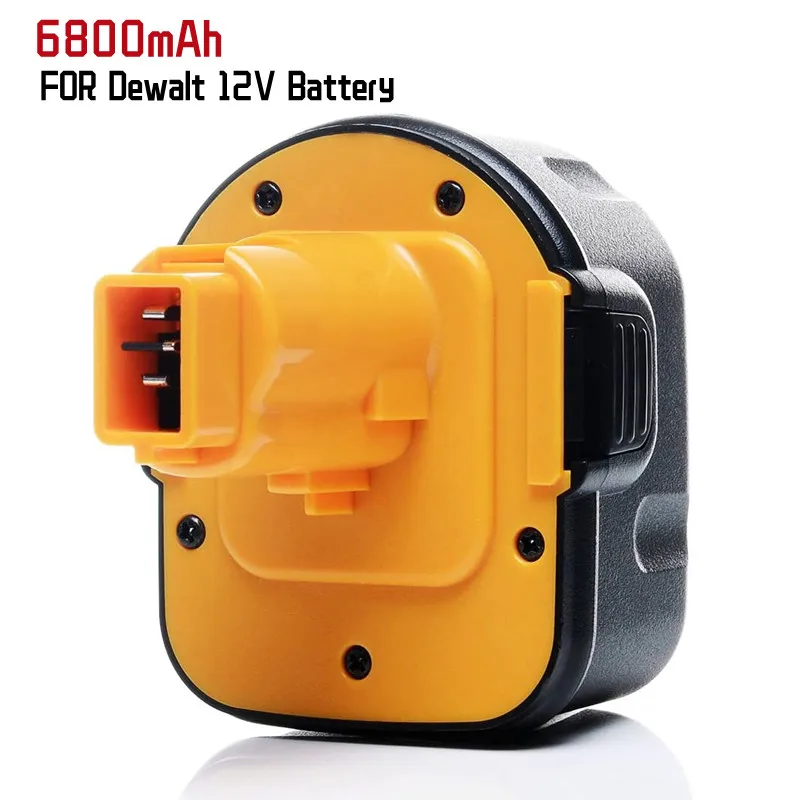 

6800mAh DC9071 Ersatz batterie für Dewalt 12V Batterie DE9074 DE9071 de9075 DE9501 DW9072 DW9071 DE9072 152250-27 397745-01