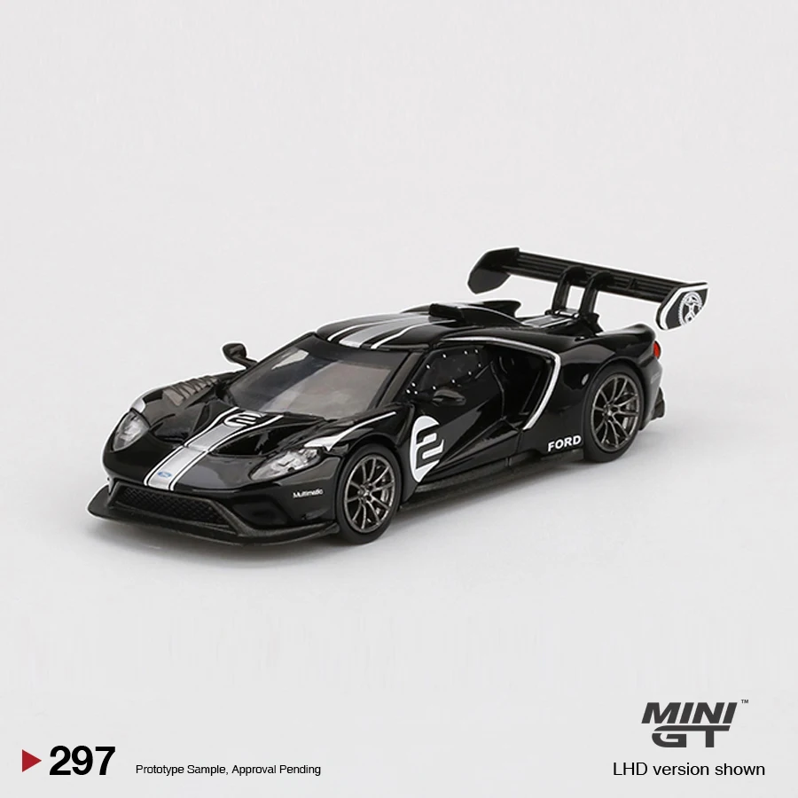 Mini GT 1:64 Model Car MK II #006 Alloy Die-cast Vehicle #297 LHD Shadow Black | Railed/Motor/Cars/Bicycles