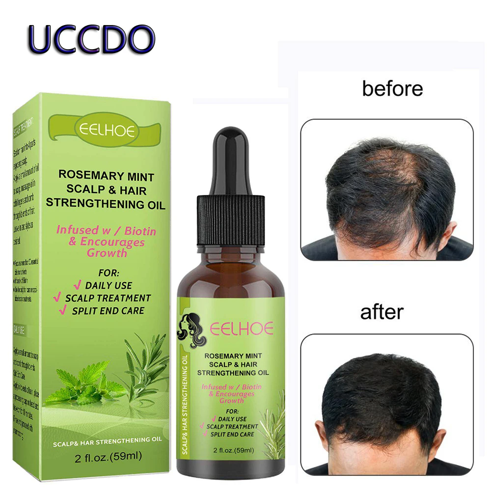 

Rosemary Hair Oil Nourishment Scalp & Stimulates Hair Growth Hair Care Essential Oil Refreshing Firming Skin Vitamin Oil