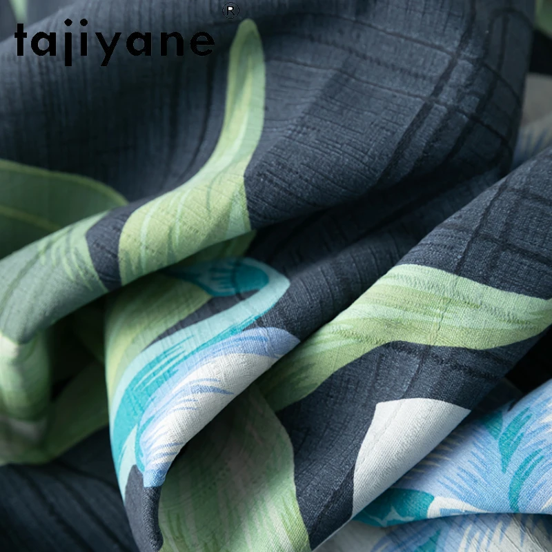 Женское Платье из 100% натурального шелка TAJIYANE летняя одежда Повседневное для