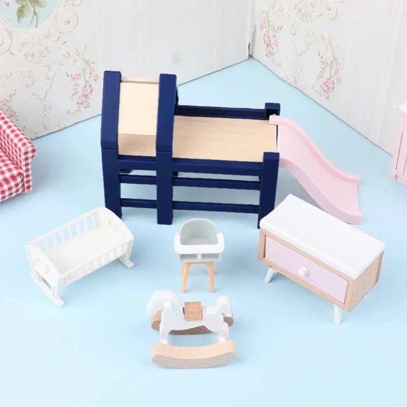 Кукольные домики мини уличные слайды имитация сада игрушка для ролевых игр