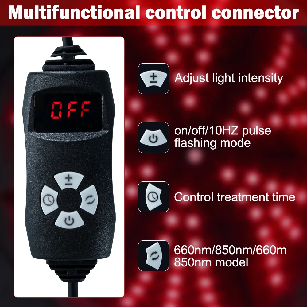 OEM ODM Prywatne logo Regulowany zamek błyskawiczny Kapelusz do terapii światłem czerwonym 110 szt. Czapka podczerwonym LED na głowę