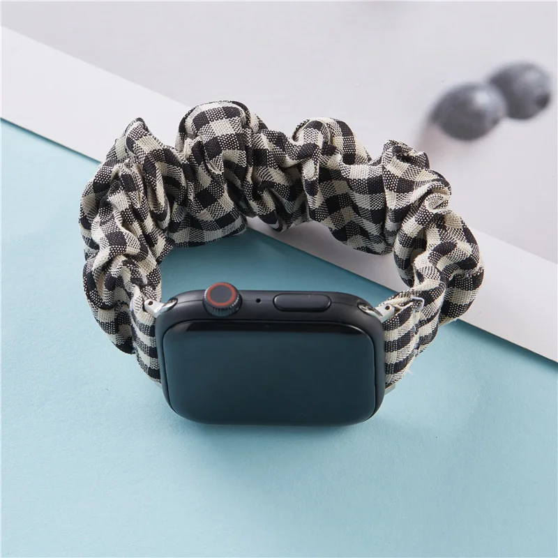 Ремешок резиновый для Apple Watch Series 8 7 6 SE 5 4 Band уникальный эластичный браслет iwatch 45 мм