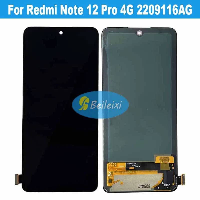 Для Redmi Note 12 Pro 4G ‎2209116AG ЖК-дисплей кодирующий преобразователь сенсорного экрана в