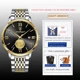 Sailboat Reliefmeaning Smooth Top Brand Luxury Men's Watch Waterproof Date Sports Quartz Casual WristWatch Men Relogio Masculino Other Image
