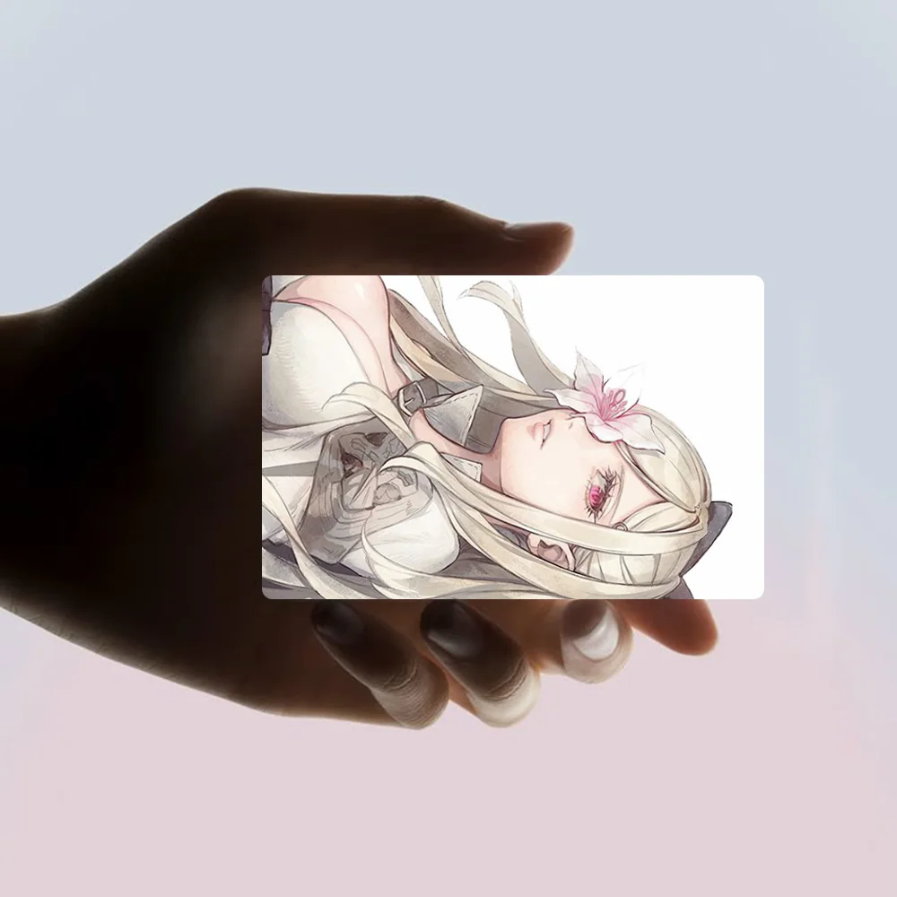 Игра D-Drakengard Zero наклейки мультфильм кредитная карта Visa дебетовый банк зарядная