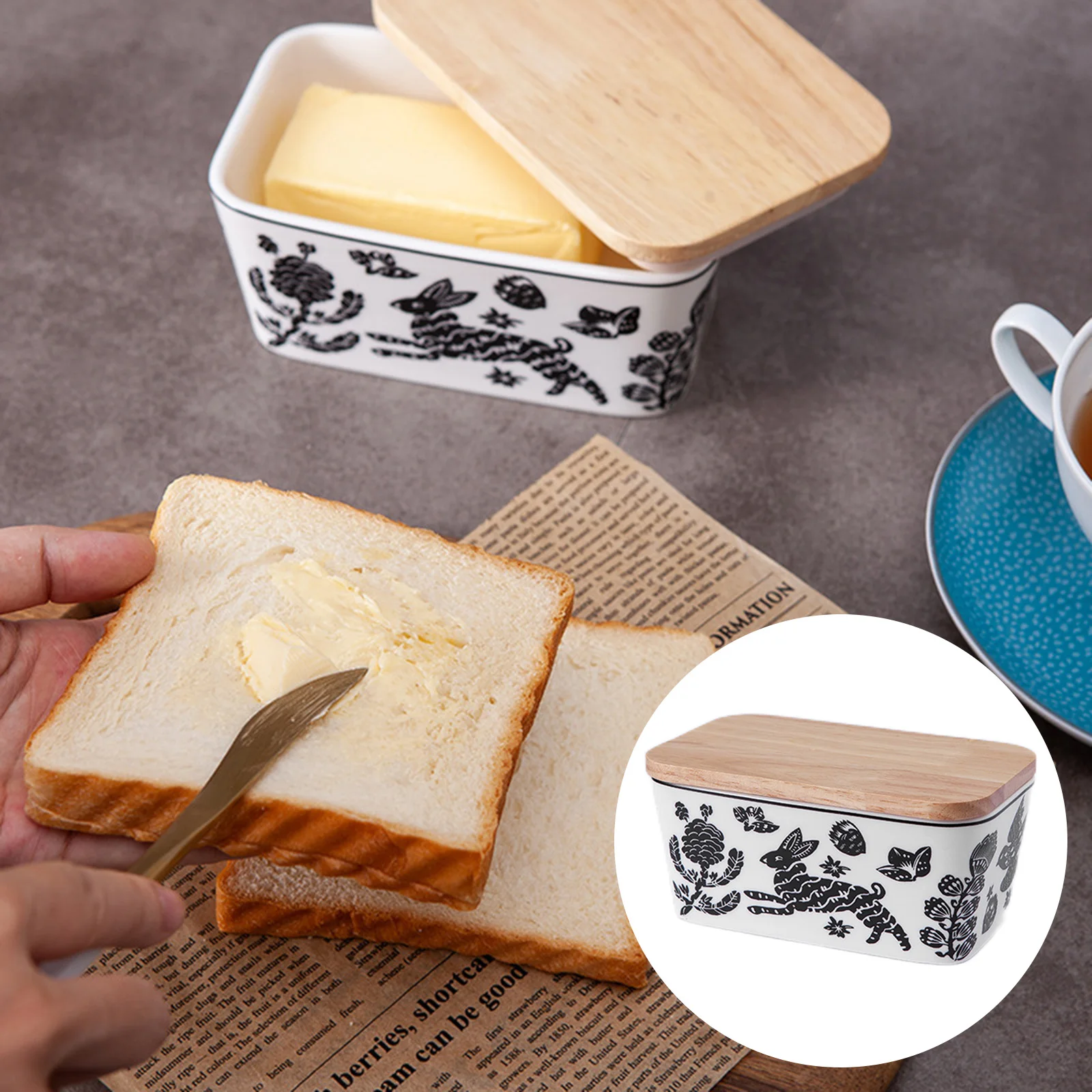 

Контейнер для хранения масла для холодильника, коробка для сохранения масла для печенья, кухонная тарелка для масла с крышкой