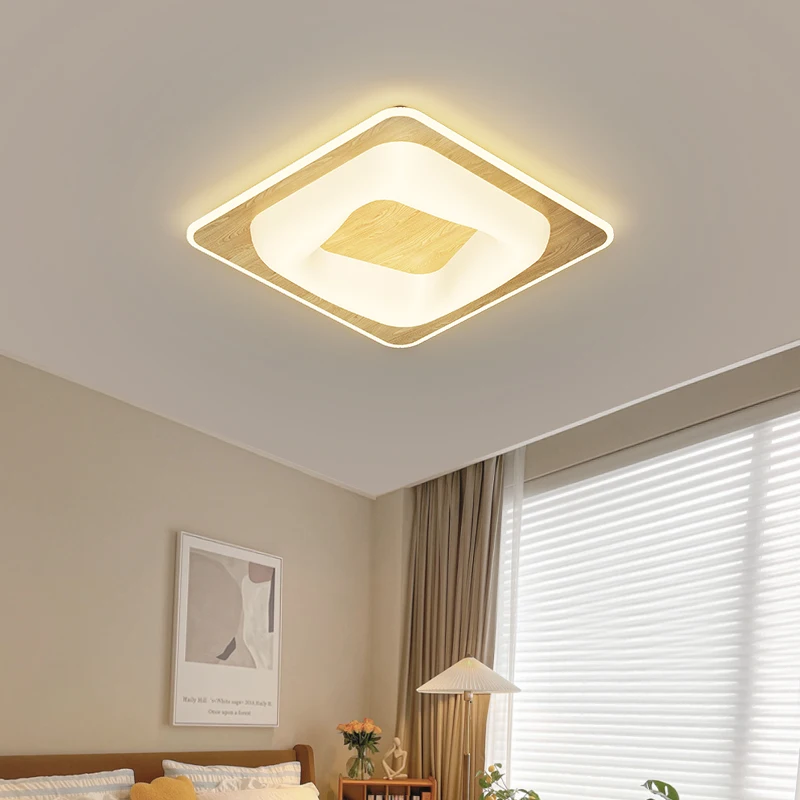 

Cream Ceiling Lamp LED Bedroom Lamp Modern And Simple Nordic Creative Children's Room Eye care Zhongshan Lamps
