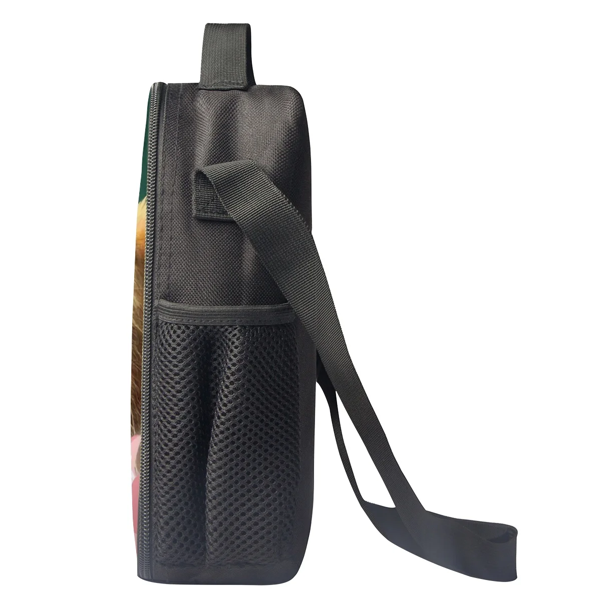 FORUDESIGNS 3D Orange Cats and Flowers Print School Bag for Teenager Girls Boys Large-capacity Backpack Children Kids Book Pack