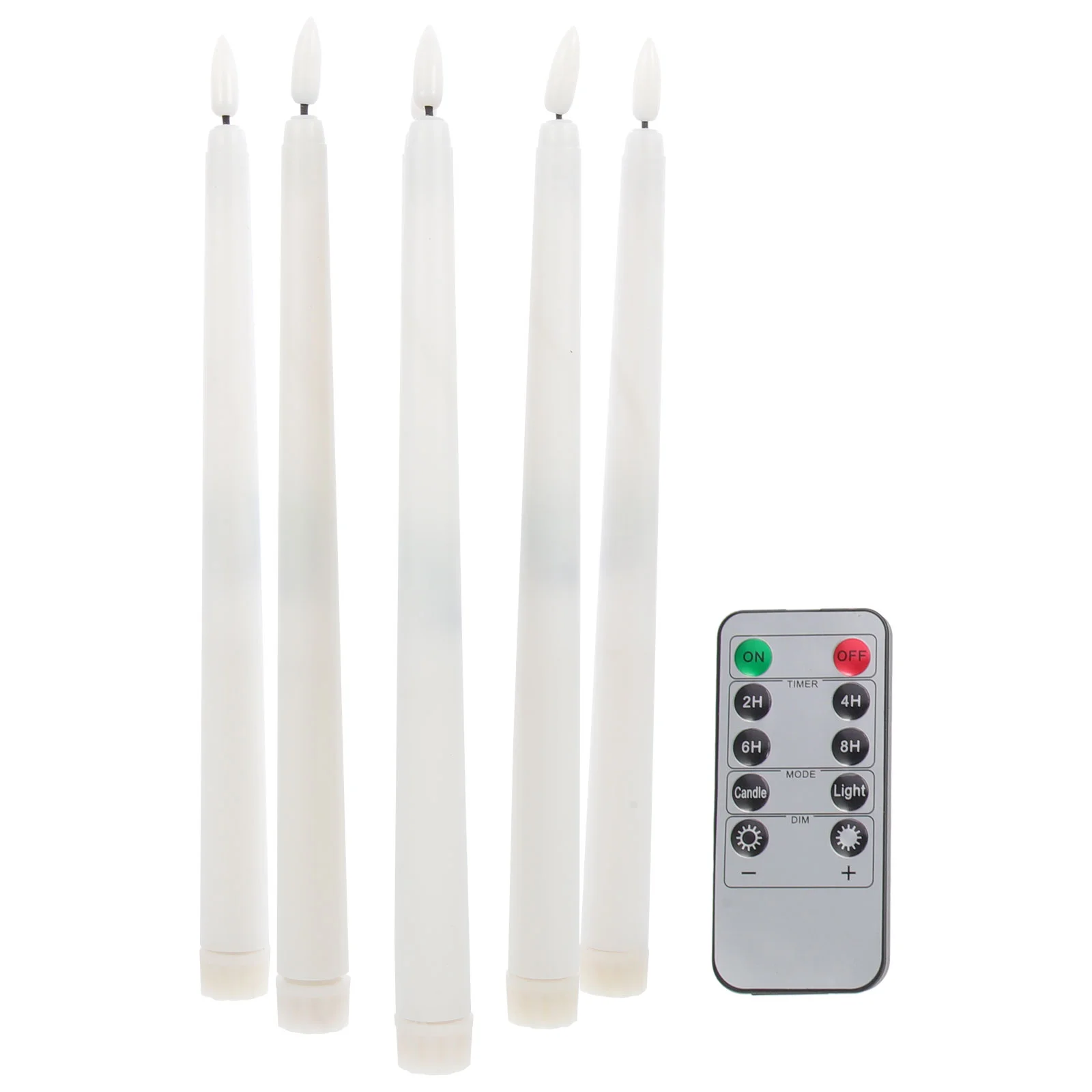 

6Pcs Candles Operated Candles Christmas Decor Flameless Taper Candles Led Taper Candles