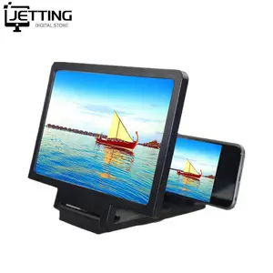Imported 3D Cell Phone Screen Magnifier HD Video Amplifier Stand Bracket Phones Screen Magnifier For Smartpho