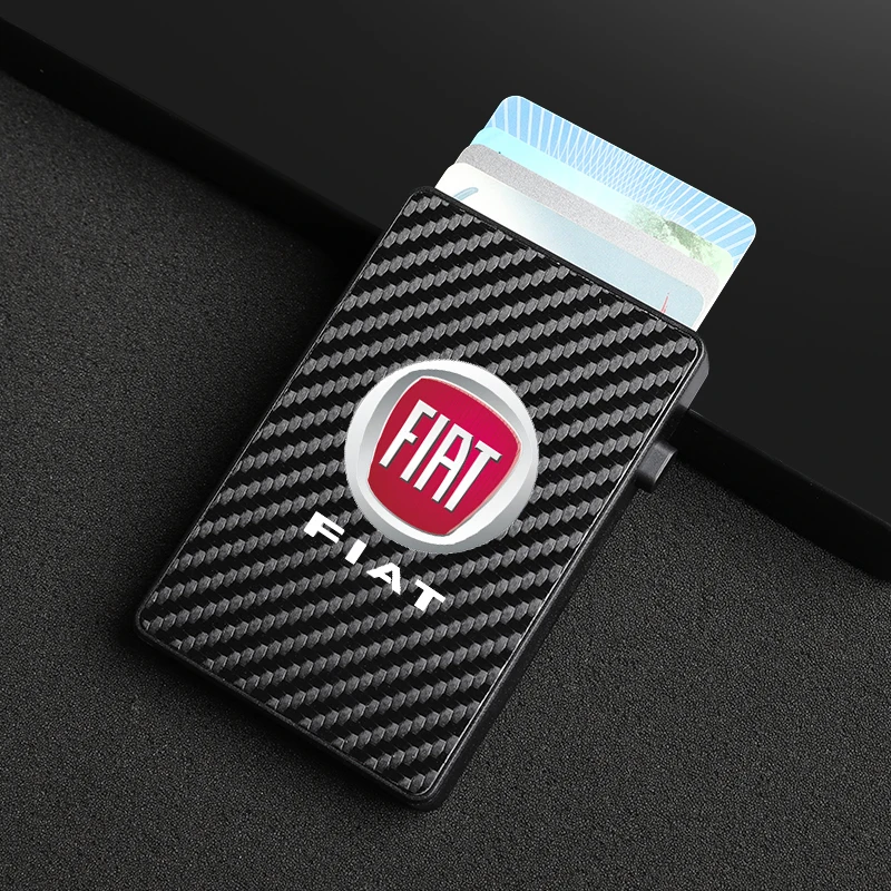 RFID-защита от кражи карбоновое волокно Роскошный телефон кредитный выдвижной