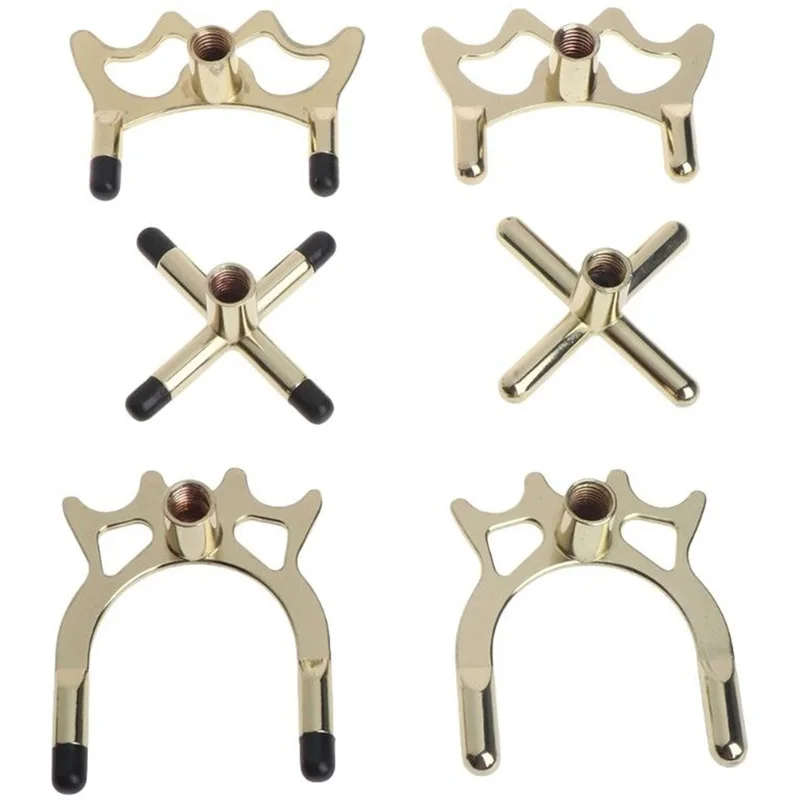

Metal Copper Plating Stick Durable Anti-slip Billiards Snooker Pool Cue Rest Bridge Head Holder Pool Cue Accessory 6 Styles