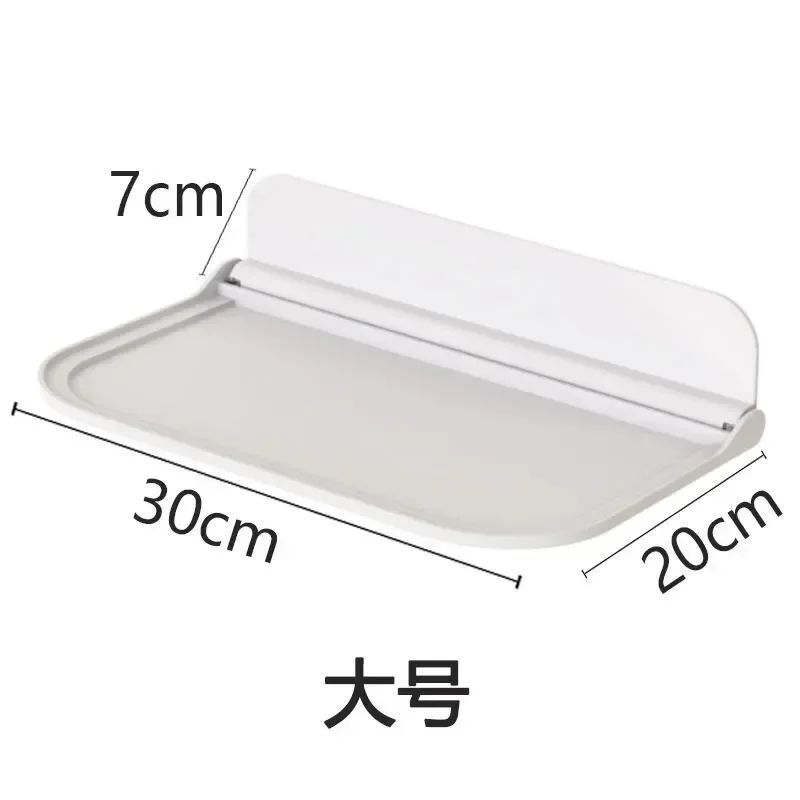 

Складная настенная полка пластиковая белая