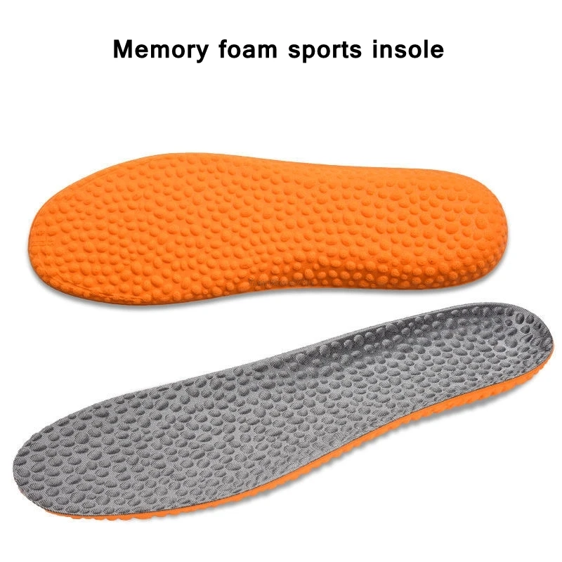 

New Popcorn Soft Breathable Inserts Sport Cushioning Providing Excellent Shock Absorption Feet Relief Insoles Men Women Shoe Pad