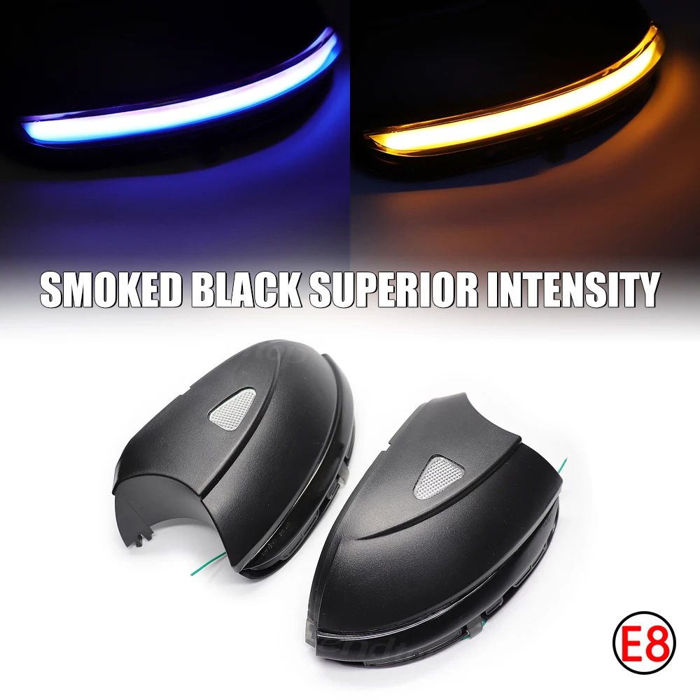 

2pcs For VW Passat CC B7 Beetle Scirocco Jetta MK6 Euro PR Dynamic Turn Signals Lamp Rearview Mirrors Car Tuning Indicator Light