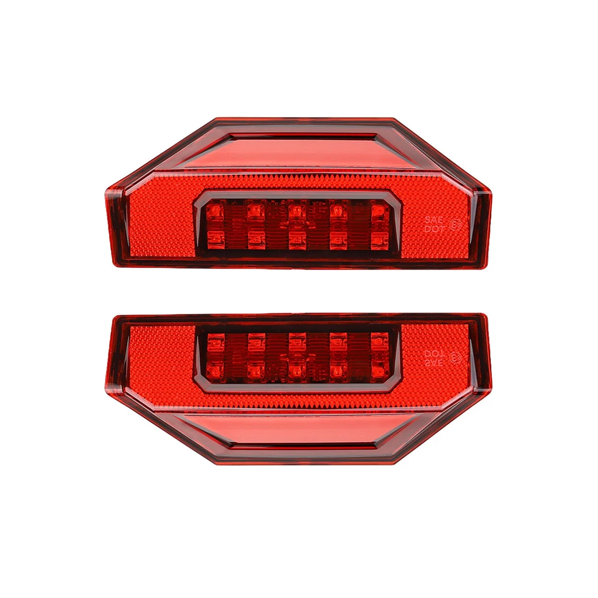 

1 Pair Red Tail Light for XP 570 900 General 1000 PRO Crew Brake Light 2412774 2411866