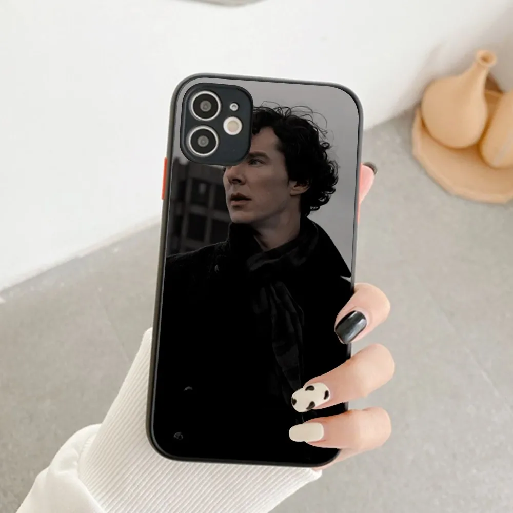 Чехол для телефона B-Benedict Cumberbatch IPhone 14 11 12 13 Mini Pro Max 8 7 Plus X XR XS MAX полупрозрачный