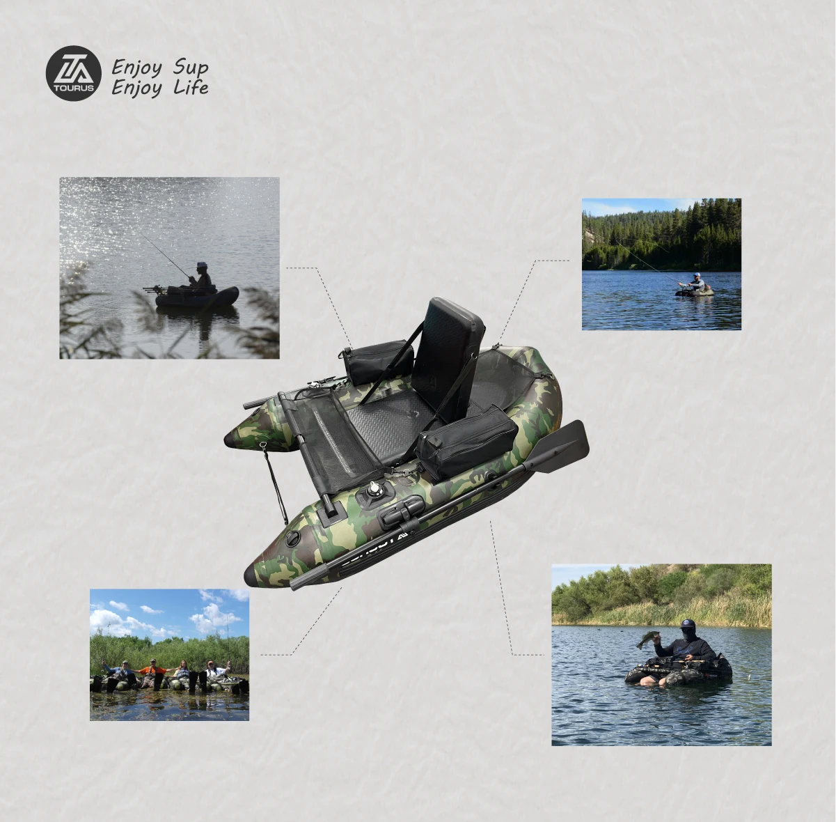 Фабрика для одного человека, морской орл, ПВХ, новое весло Sup TOURUS, надувная рыбацкая лодка (art.: 3920cd262bc81) - 3920cd262bc81