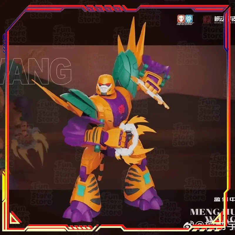 Фото Коллекционная фигурка Lolo Adventure Tiger King: подвижная модель аниме-робота-меха для фанатов всех возрастов, официально лицензированная №5