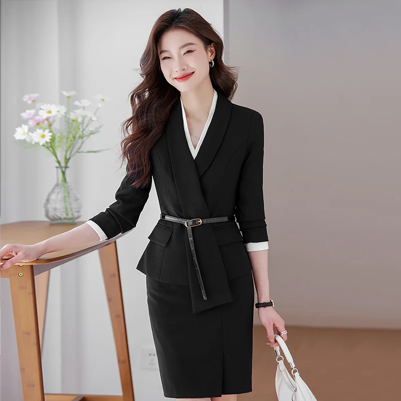 

2022 Spring New Fashionable Suit Suit Female President Tailored Suit Formal Clothes Business Suit Overalls