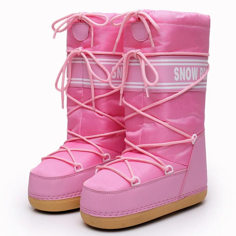 

Women Boot Waterproof 2022 Winter Shoes Women Snow Boot Platform Keep Warm Ankle Winter Boot With Thick Space Skiing Botas Mujer