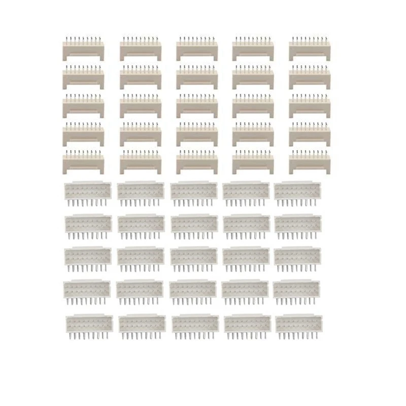 

Miner Connector 25Pcs 2X9P Male Socket Straight Pin And 25Pcs 2X9P Male Socket Curved Pin For Asic Miner Antminer