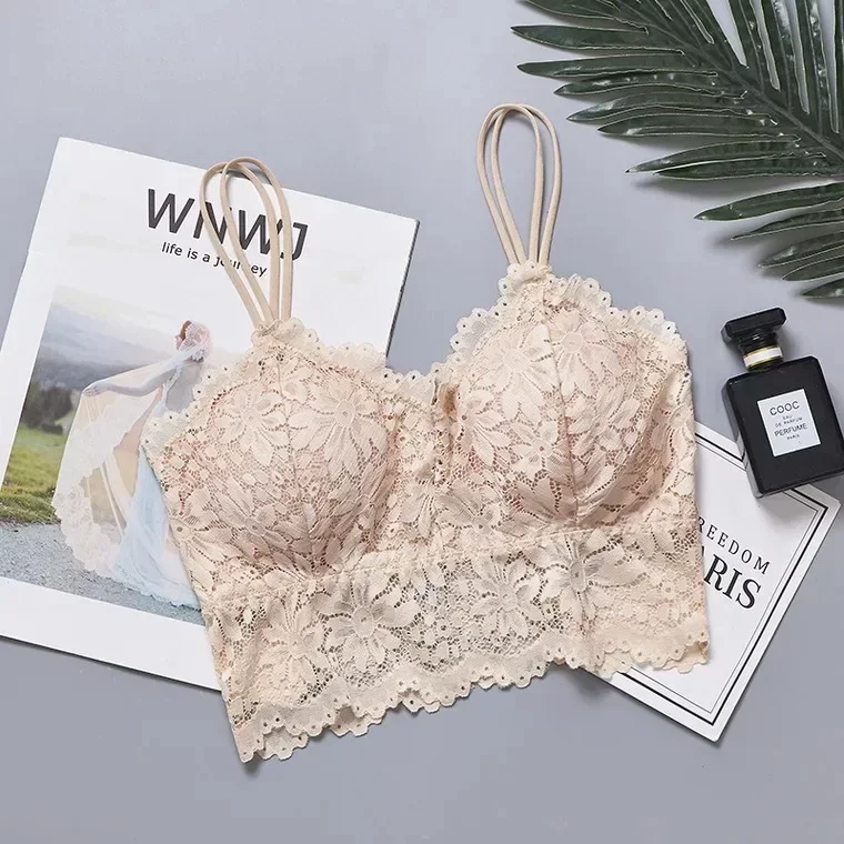 Новые женские черные кружевные майки топы с полной чашкой нижнее белье