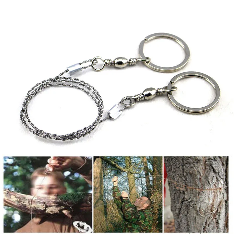 

Camping Emergency Survival Rope Saw Cutting Hunting Fishing Camp Hiking Outdoor Climbing Tool Hacksaw Jungle Essential