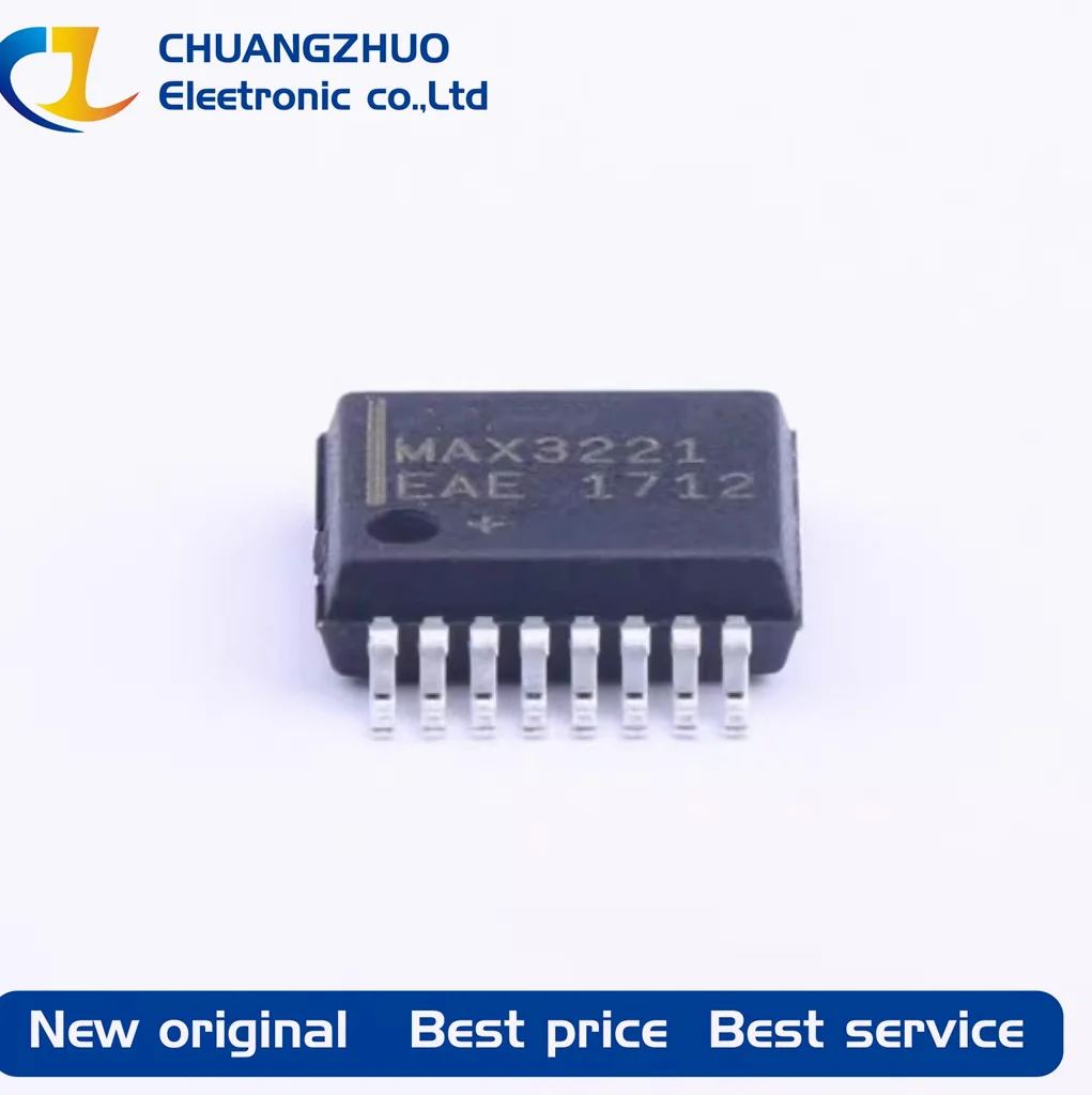 

1Pcs New original MAX3221EAE+T MAX3221 235Kbps transceiver 1/1 SSOP-16-208mil RS232 ICs