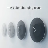 nordic creative discolor wall clock modern design living room light luxury wall clocks home decor silent watch reloj gift d61