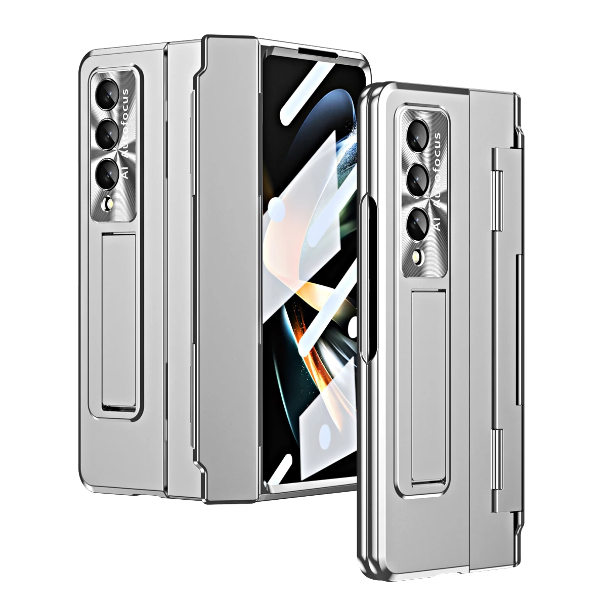 

Матовый ультратонкий серебристый чехол для телефона Samsung Galaxy Z Fold 4
