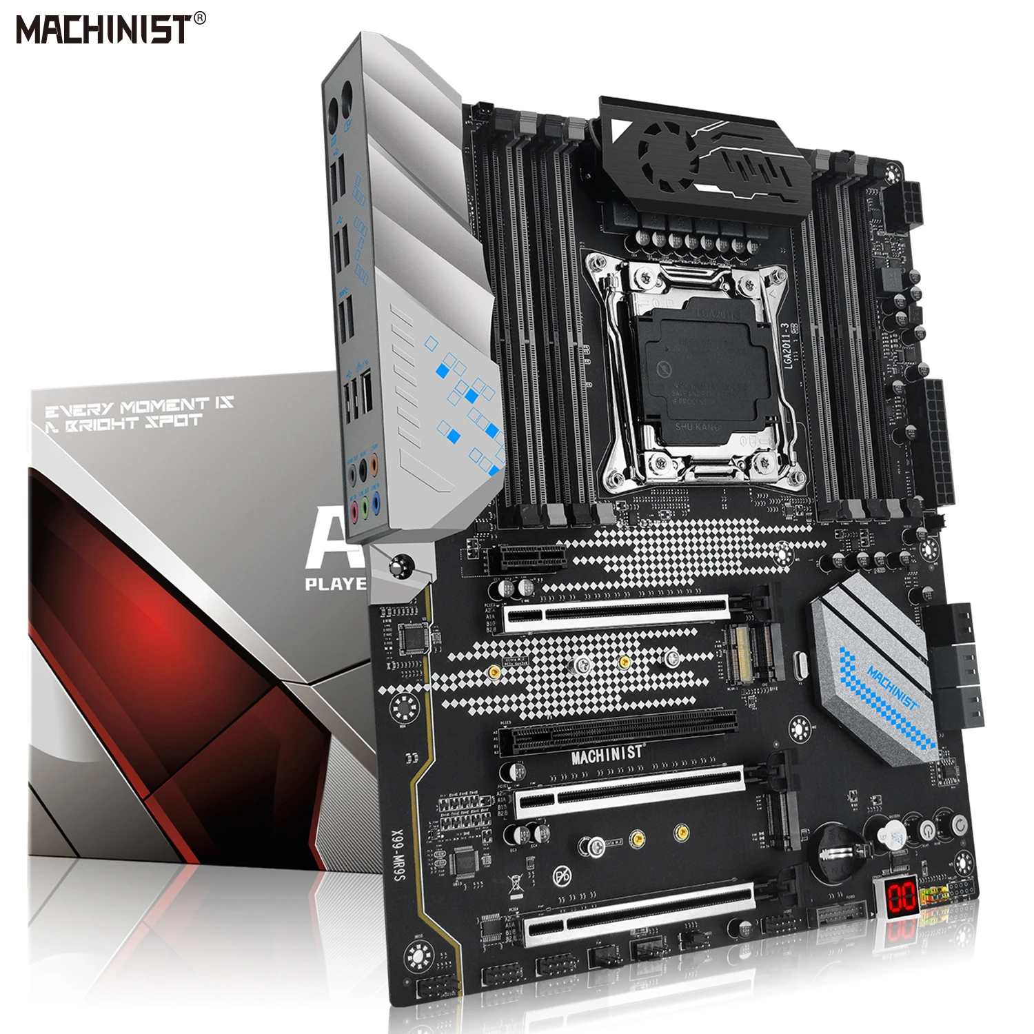 MACHINIST X99 материнская плата с поддержкой LGA 2011-3 Xeon E5 2666 2640 2670 v3 v4 Серия процессора DDR4 ECC NON-ECC память USB3.0 MR9S