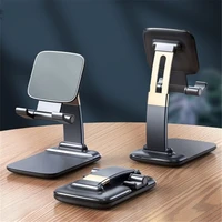 foldable desk phone holder for iphone 13 pro max ipad adjustable gravity metal table desktop cell phone stand phone accessories