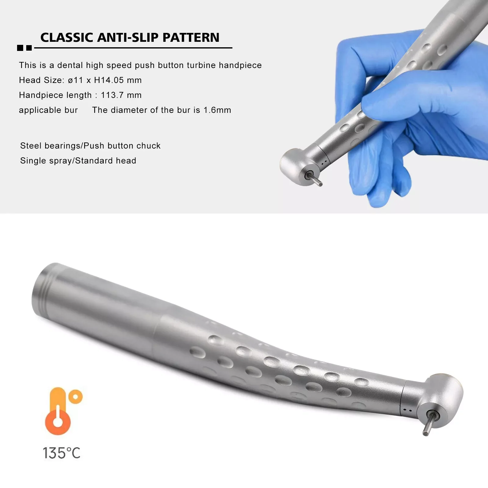 Стоматологический высокоскоростной наконечник в стиле KaVo кнопка