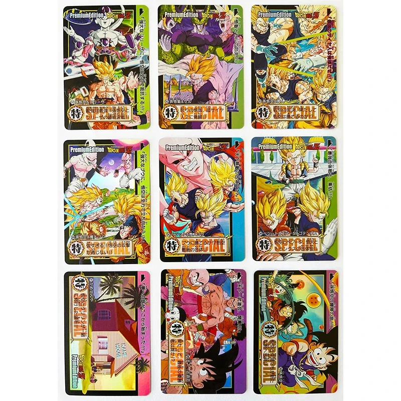 Фото Коллекционные карточки Dragon Ball: Игры и игрушки для мальчиков, настольные игры, подарки на день рождения, DIY аниме-карточки с Андроидом 17 и Сон Гоку, премиум-карты с фольгой, 54 шт. №3
