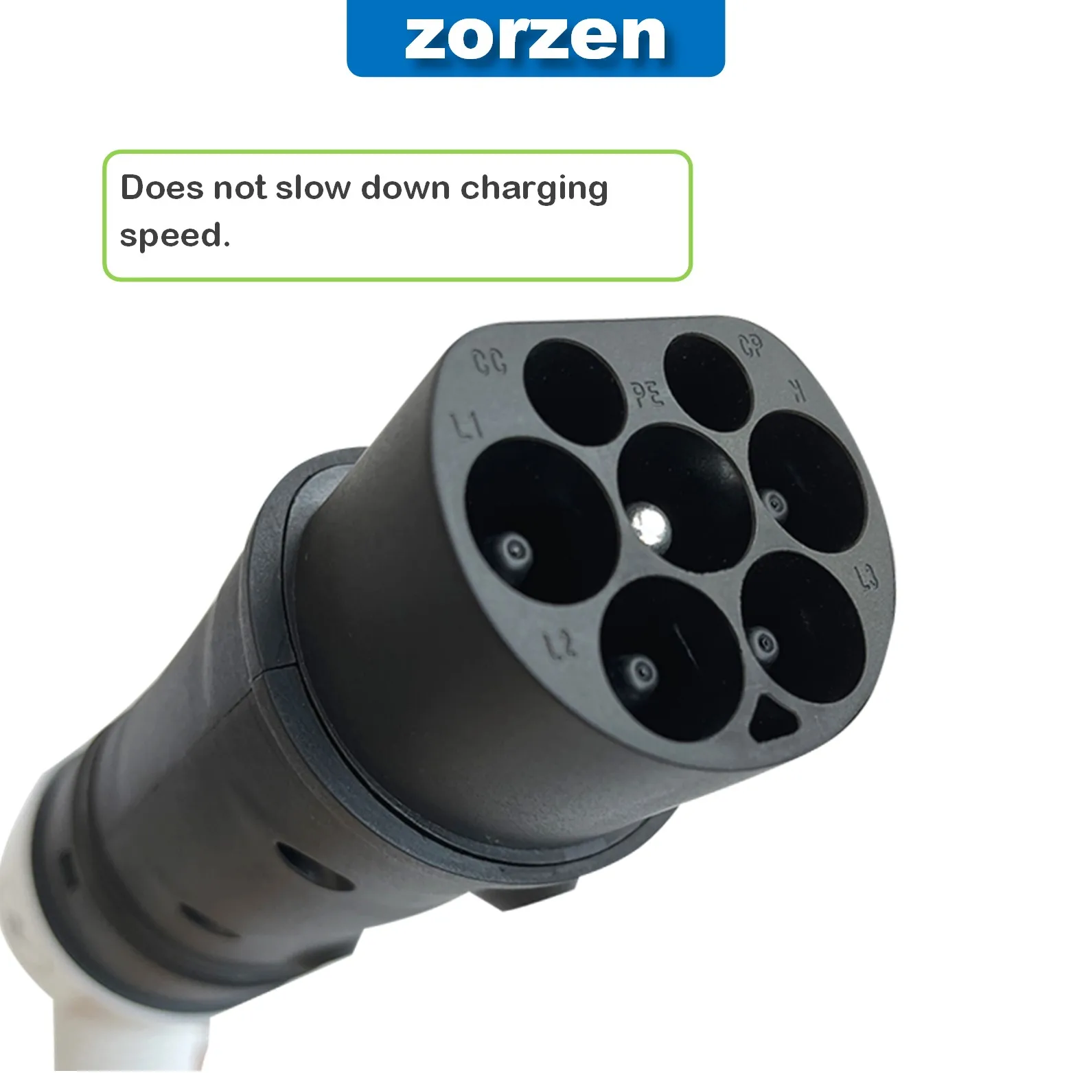 Адаптер Type 2-GBT кВт 22 совместим с зарядным устройством типа 2 для электромобилей