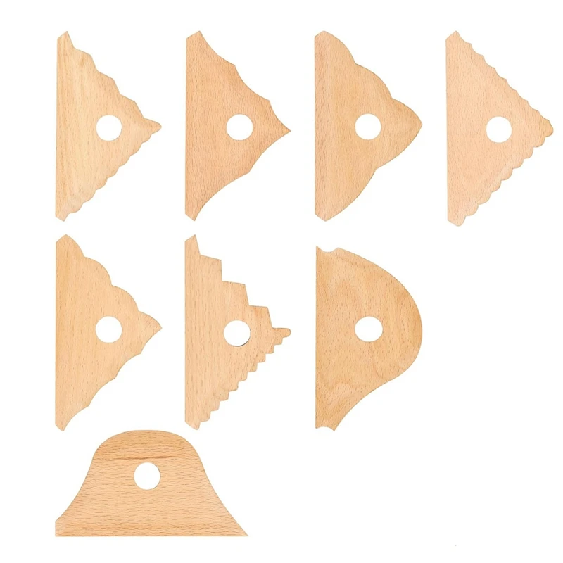 8 шт. инструменты для керамики обрезки керамических ребер моделирования ног из