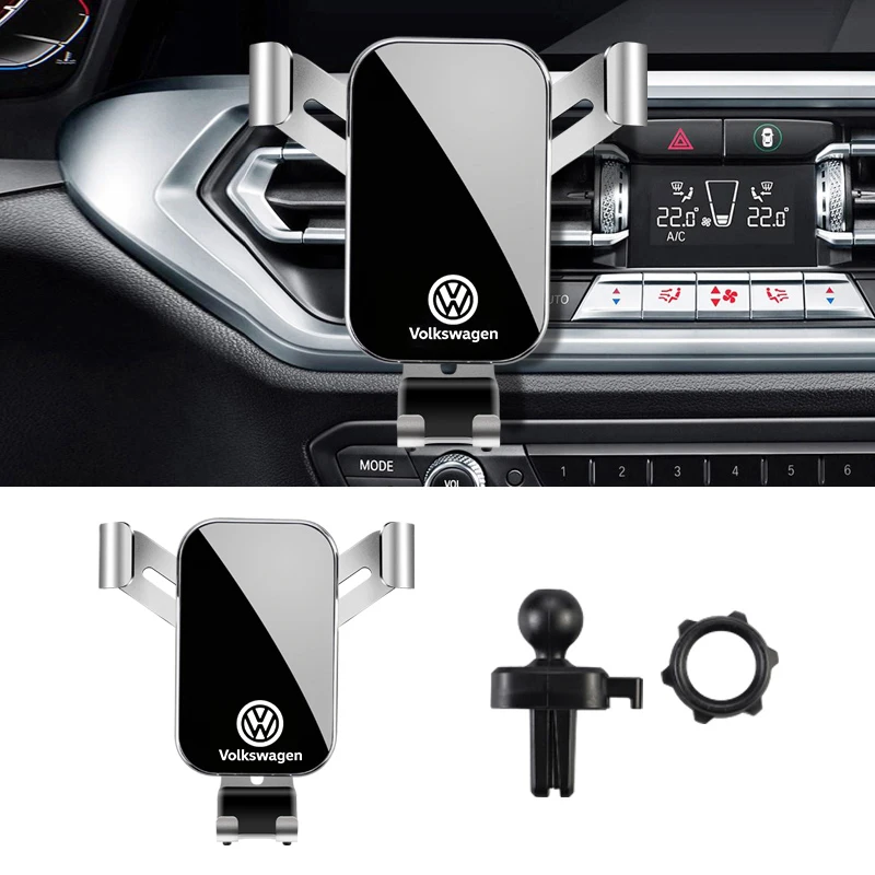 

Автомобильный GPS-кронштейн гравитационного типа, держатель для мобильного телефона, аксессуары для VW GTI Polo Golf Passat Tiguan Arteon Touareg Taigo Caddy Jetta