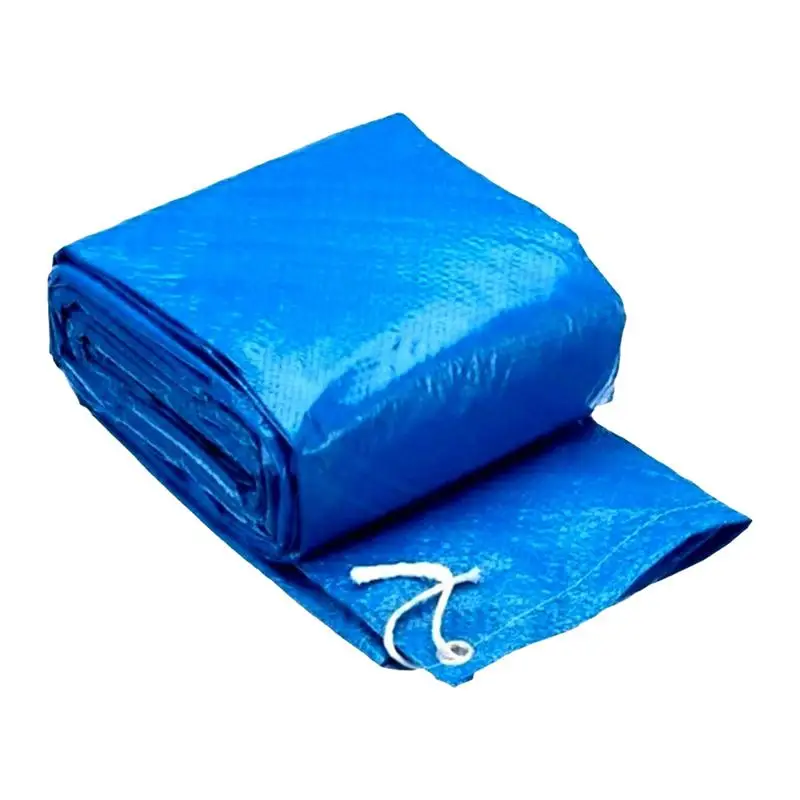 

Swimming Pool Cover Dust Rainproof Pool Cover Blue Round Tarpaulin Durable For Family Garden Pools Swimming Pool & Accessories