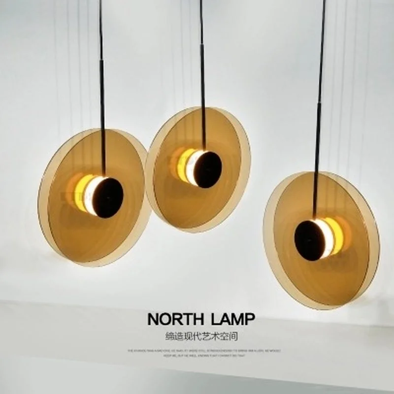 

Подвесные светильники для ресторана в стиле пост-модерн, роскошное креативное стекло, Скандинавский дизайн, искусство