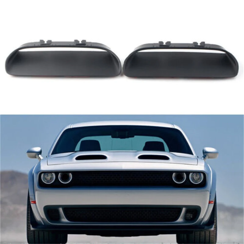 

Заглушки капота левые и правые, 2 шт., 68378080AB 68378081AB для Dodge Challenger носик 2019-2020, передняя решетка радиатора