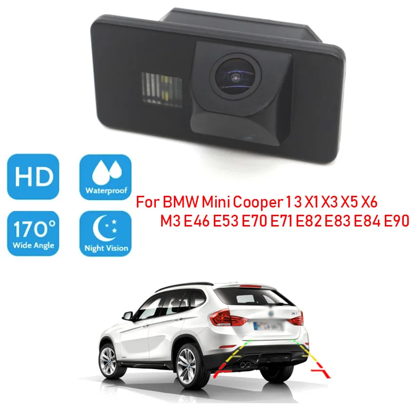 

Car Rear View Camera HD CCD Night Vision For BMW Mini Cooper 1 3 X1 X3 X5 X6 M3 E46 E53 E70 E71 E82 E83 E84 E90 E91 E92 E93