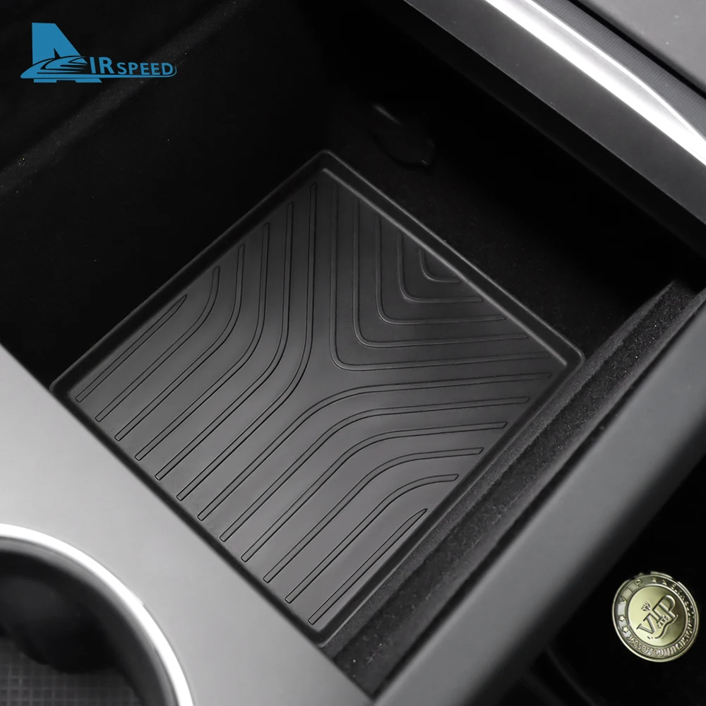 TPE автомобильный коврик для подлокотника центральной консоли держатель стакана