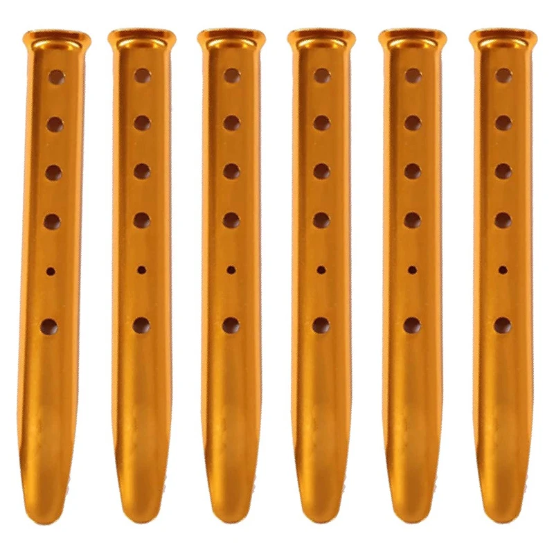 6 шт. U-образные колышки для палатки из алюминиевого сплава